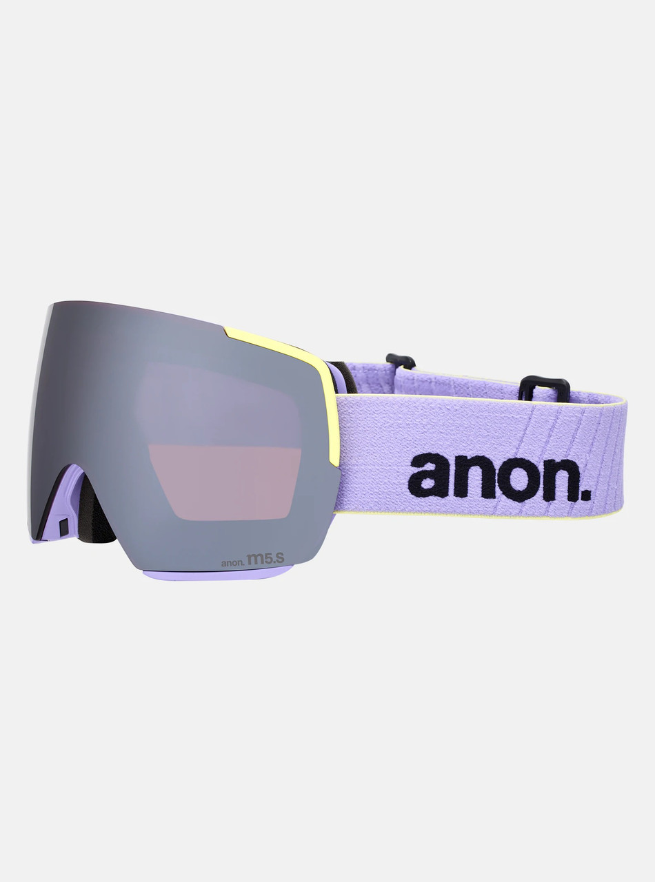 Anon M5S Goggle + MFI Face Mask in Hyper Lilac Perceive Sunny Onyx + Perceive Variable Violet